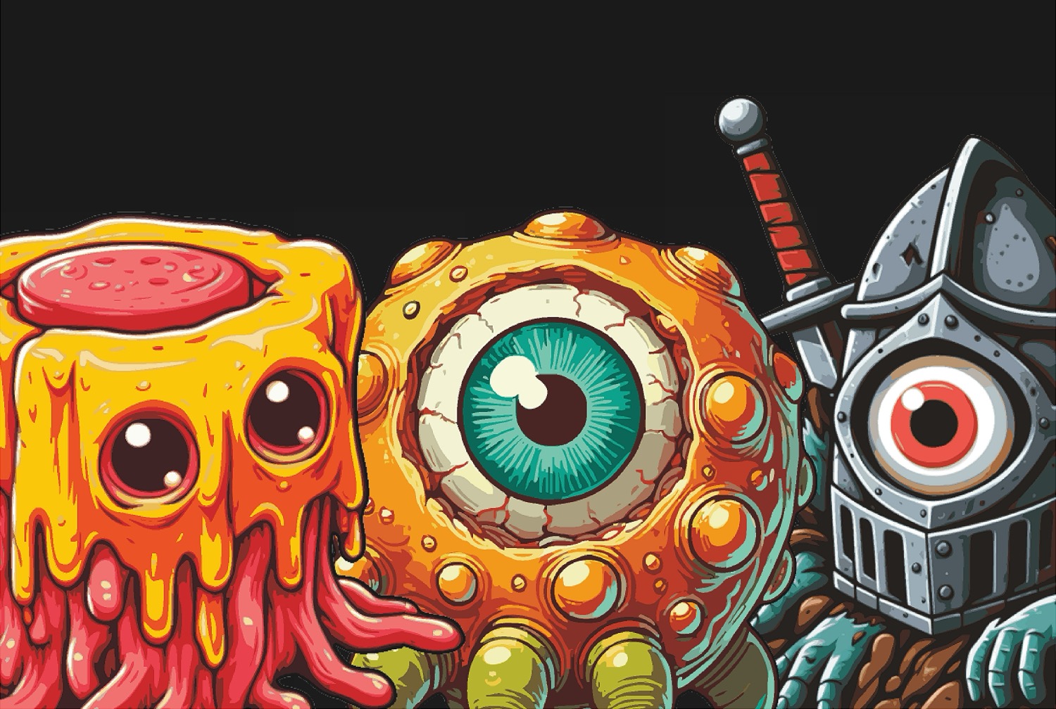 Back of a man at a concert. Hes wearing a beanie hat and a baggy denim jacket with studs. Photo with a purple hue