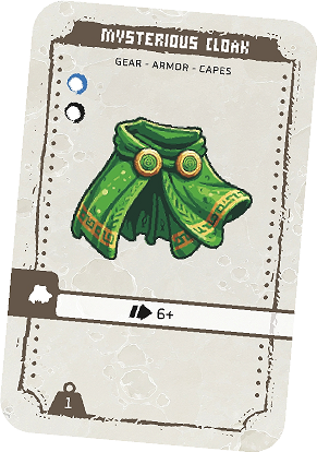 Mysterious figure in armor and cloak