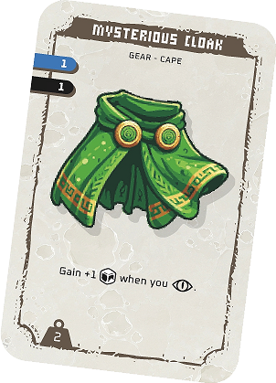 Mysterious figure in armor and cloak
