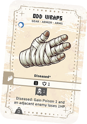 Illusory armor and arms against diseased foes